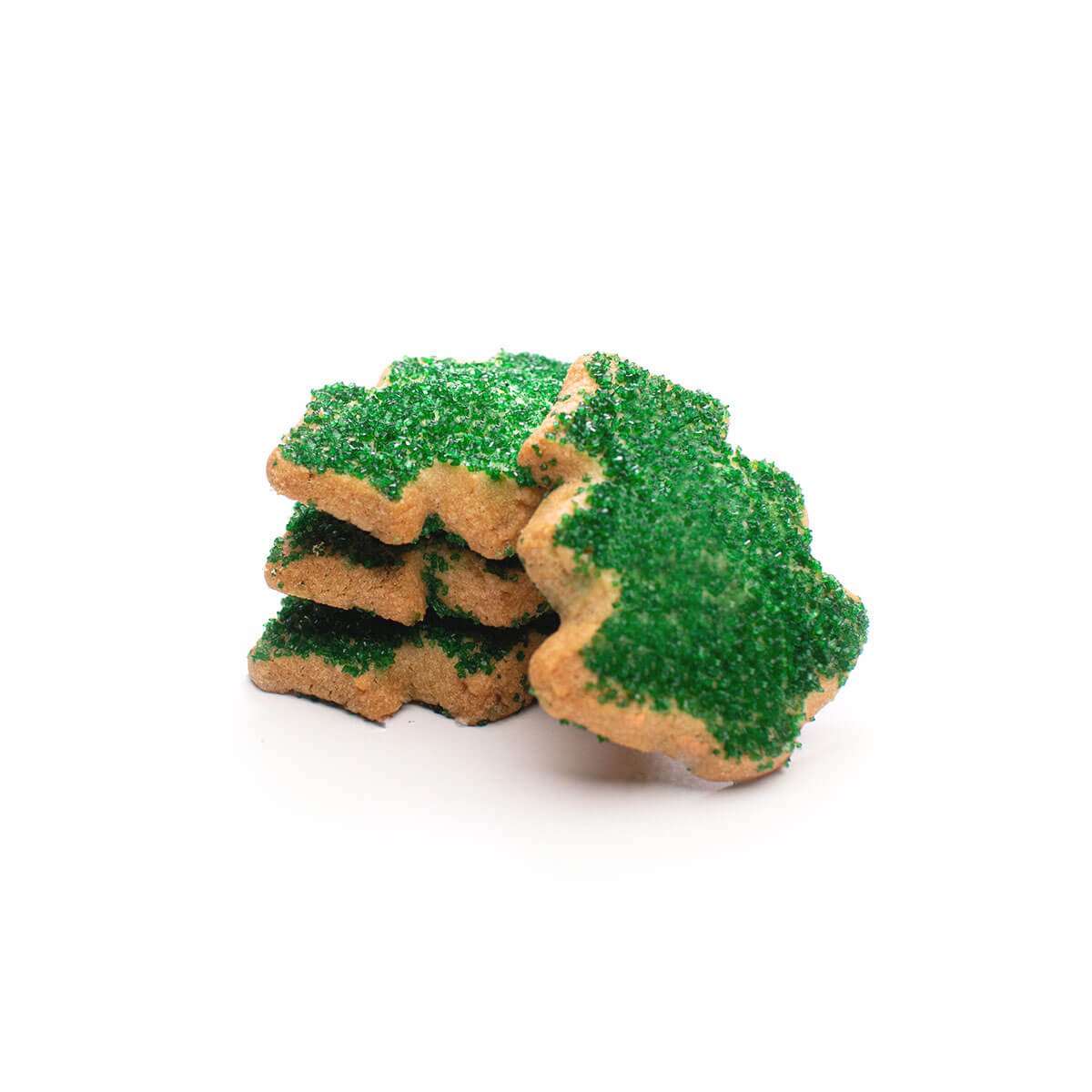 Green Sugar Christmas Tree Butter Cookie