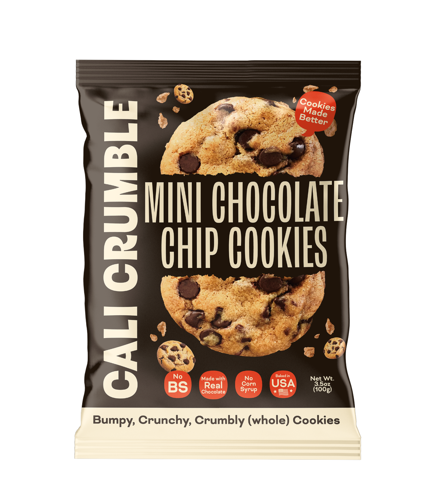 CHOCOLATE CHIP COOKIE - FRONT MOCKUP - VERTICAL BAG 3 OZ 45-mini-pita