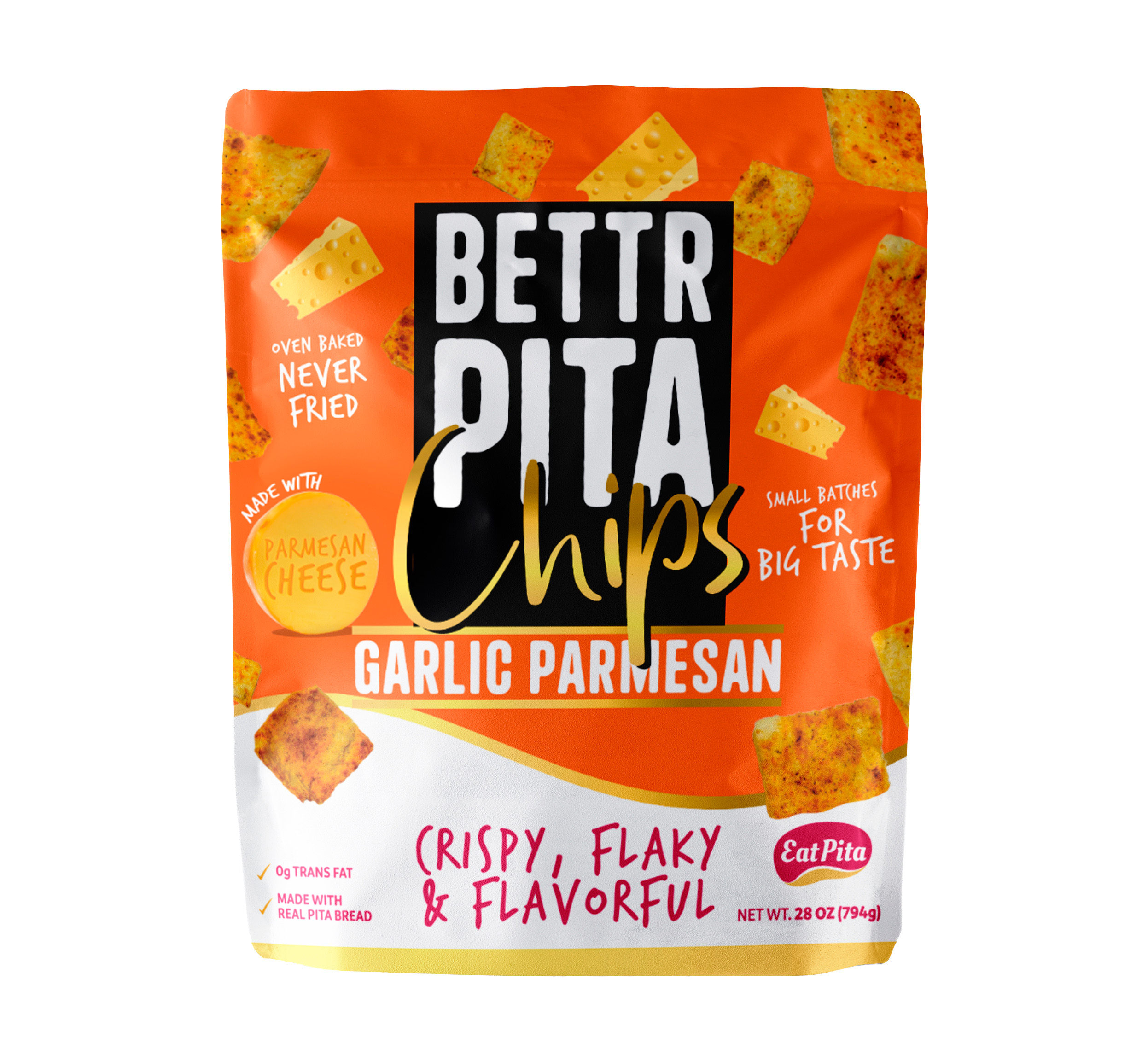 BETTR PITA CHIPS - GARLIC PARMESAN FRONT (1) 45-mini-pita