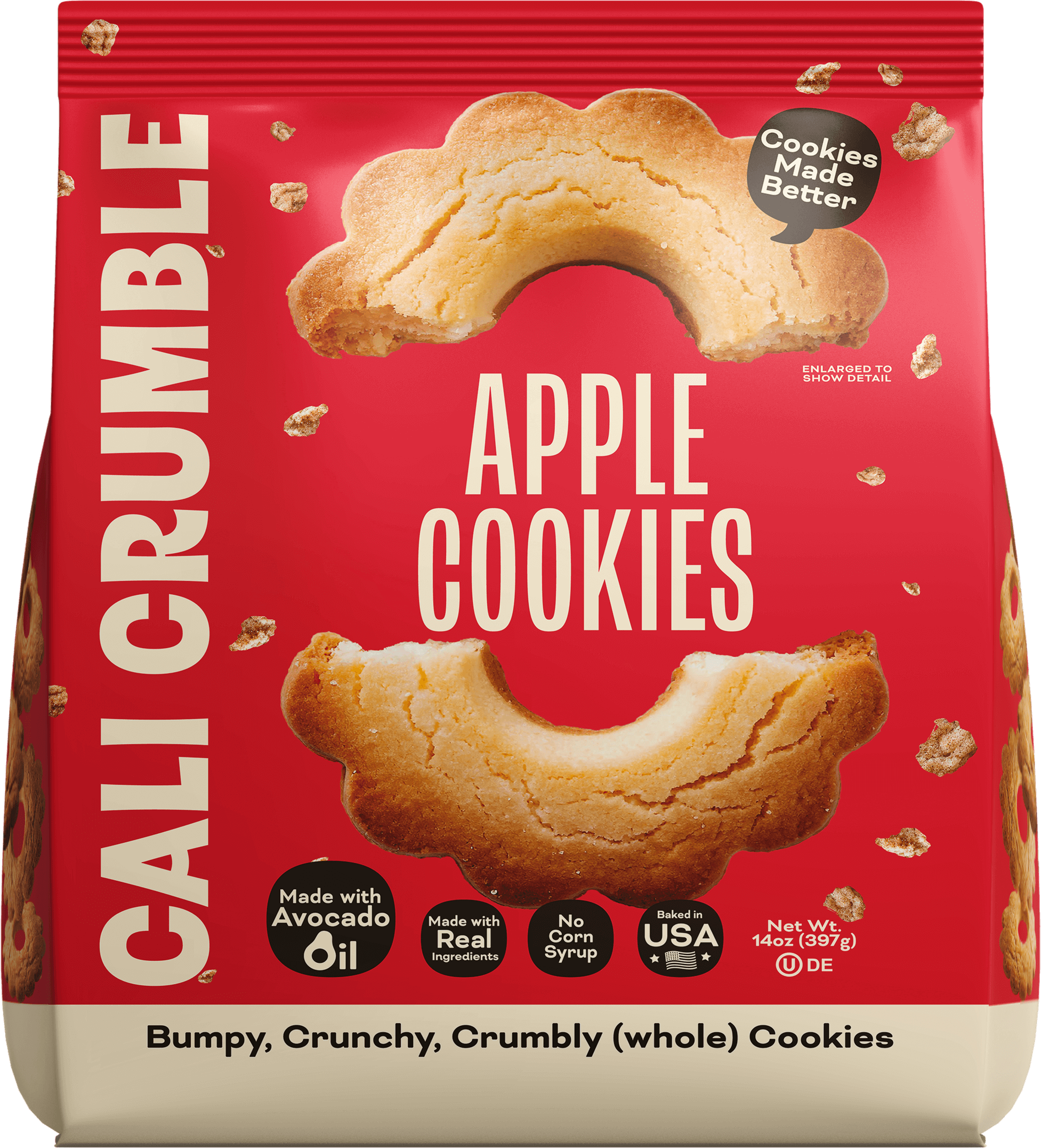APPLE COOKIE - FRONT MOCKUP - VERTICAL BAG 12 OZ 45-mini-pita