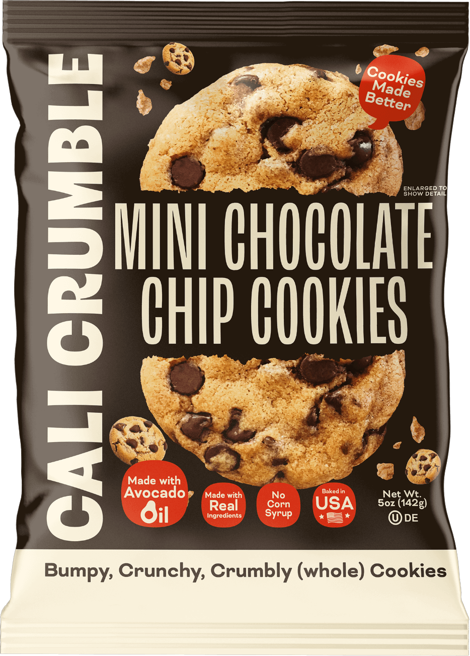 CHOCOLATE CHIP COOKIE - FRONT MOCKUP - VERTICAL BAG 3 OZ (1) 45-mini-pita