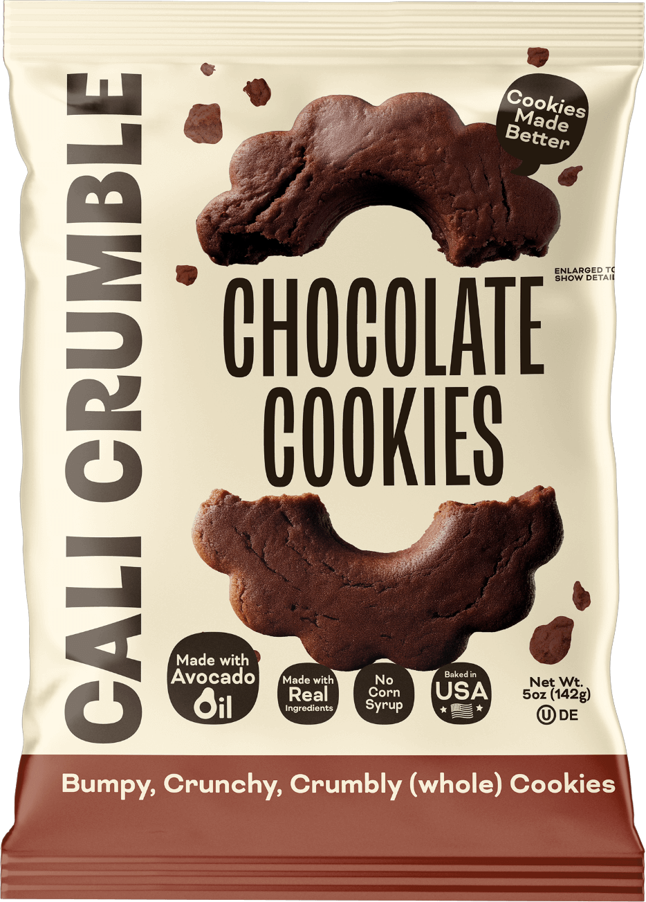 CHOCOLATE COOKIE - FRONT MOCKUP - VERTICAL BAG 3 OZ (1) 45-mini-pita